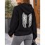 Sudadera Negra Ángel